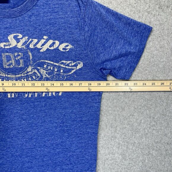 Red Stripe Beer T-Shirt Men’s Medium Blue Graphic Front Back Hits Jamaica - Picture 7 of 9